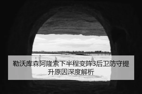 勒沃库森阿隆索下半程变阵3后卫防守提升原因深度解析