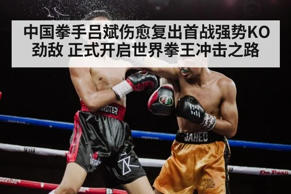 Chinese boxer knockout punch